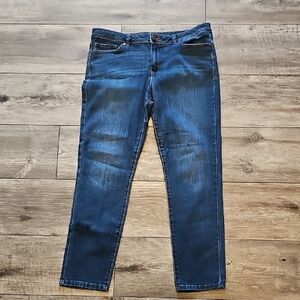 LC Lauren Conrad Dark Blue Cropped Jeans